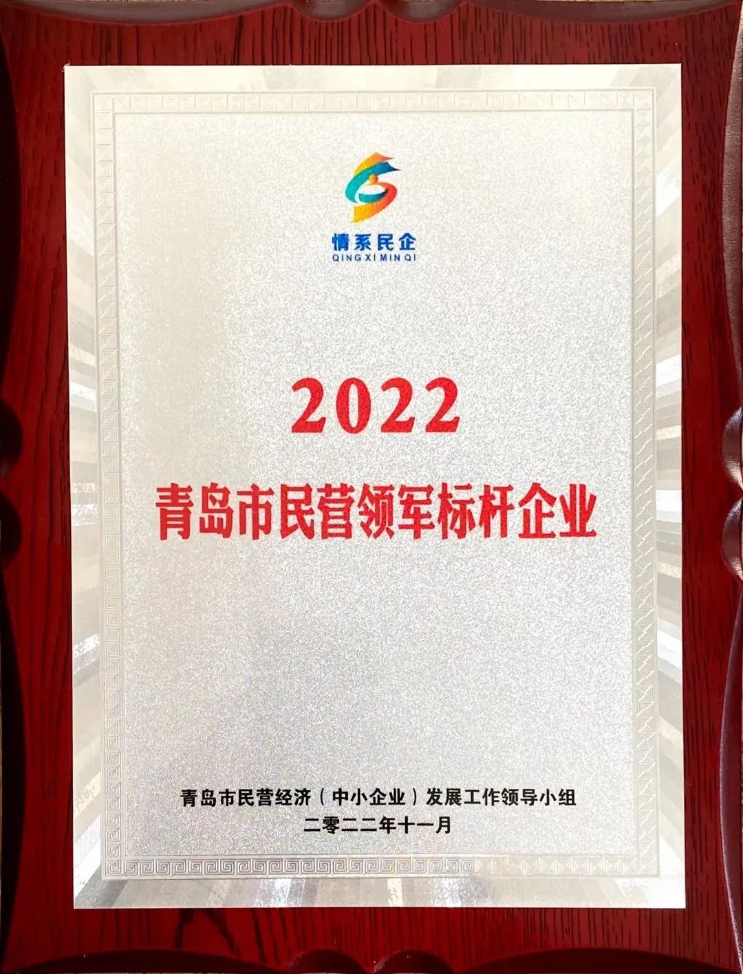 2022年度青島市民營領軍標桿企業(yè)